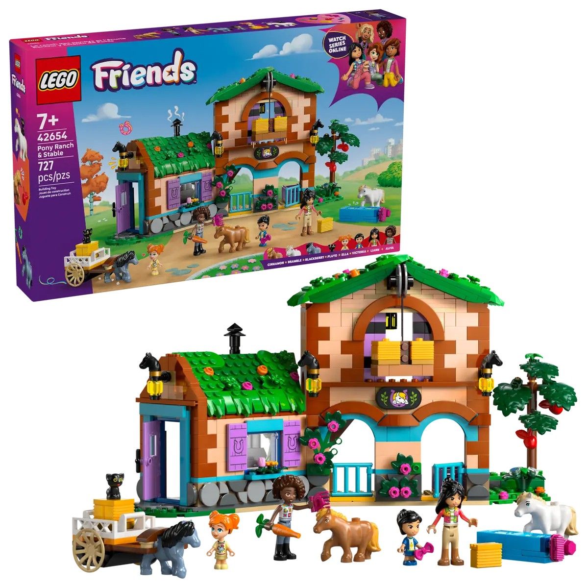 Pony Ranch & Stable LEGO Friends 42654