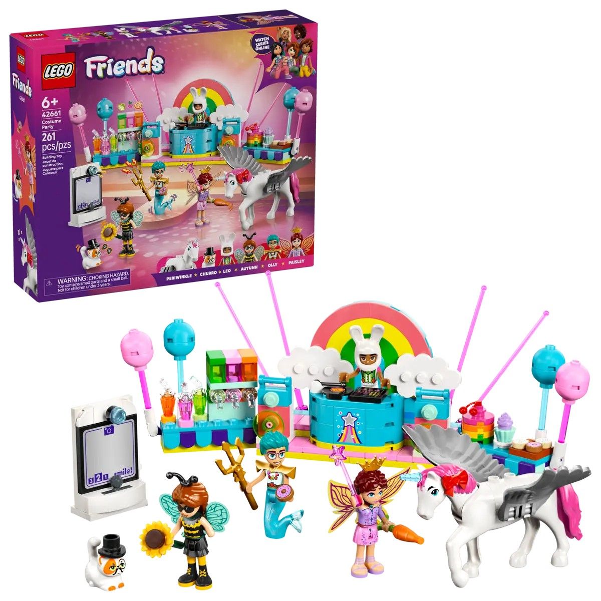 Costume Party with Unicorn & Fairy LEGO Friends 42661
