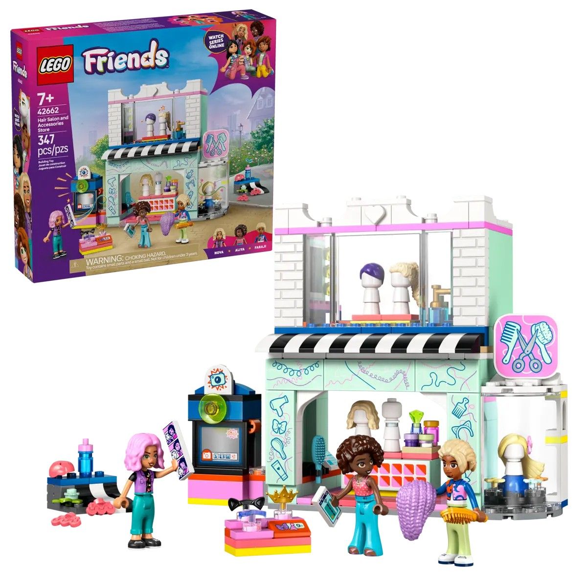 Hair Salon and Accessories Store LEGO Friends 42662