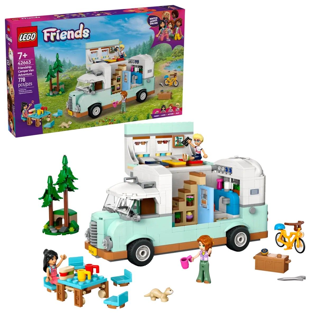 Friendship Camper Van Adventure LEGO Friends 42663