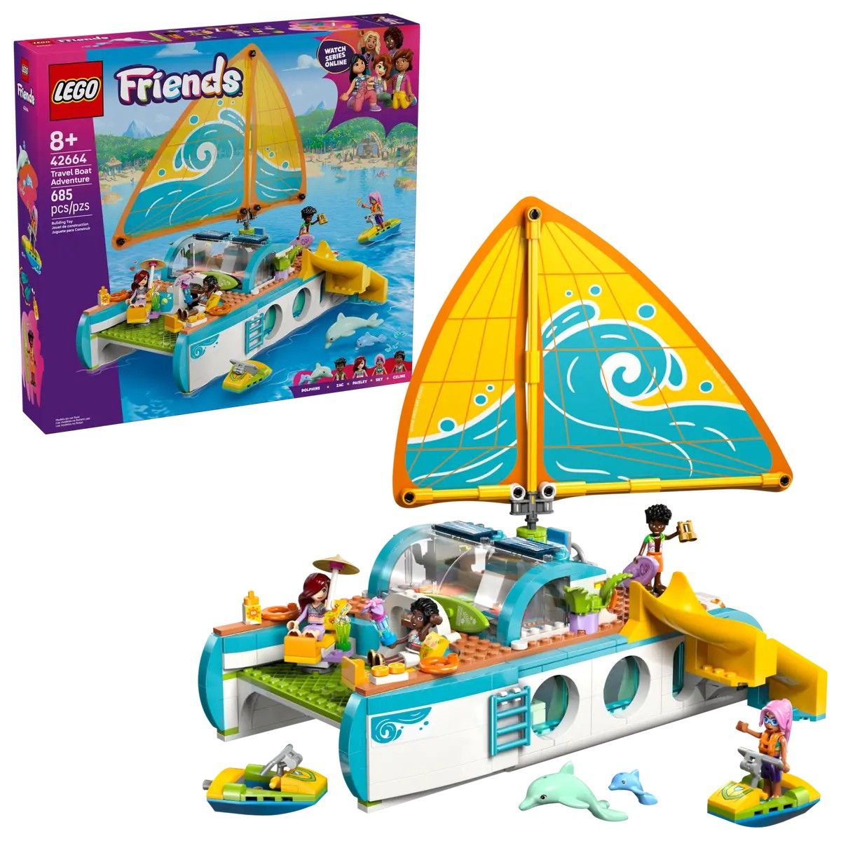 Travel Boat Adventure LEGO Friends 42664