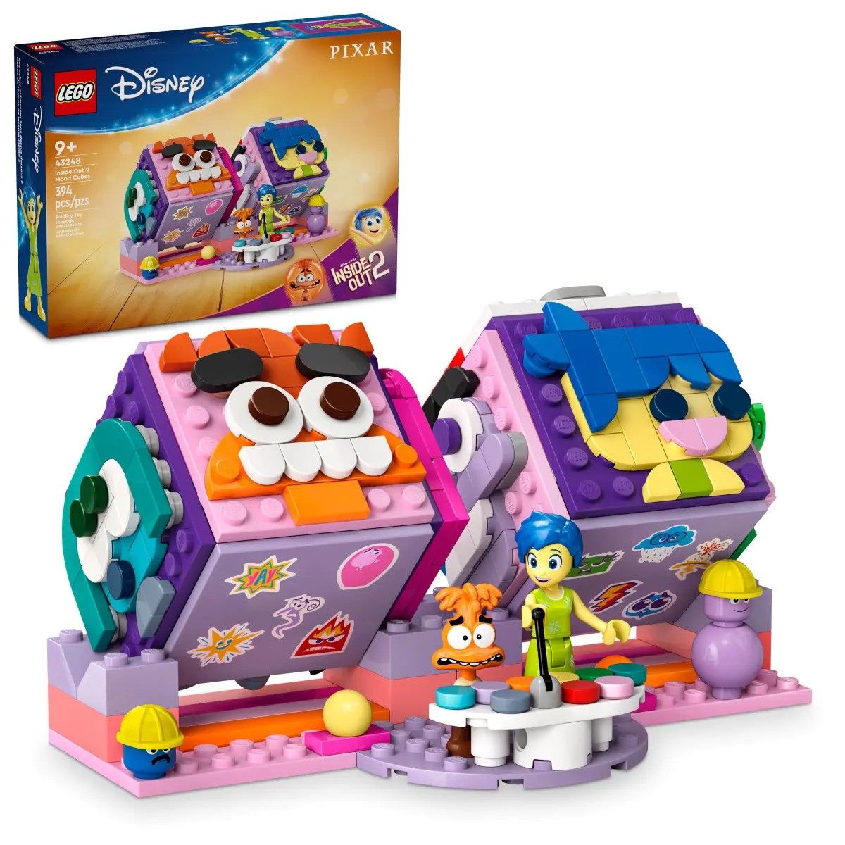 Inside Out 2 Mood Cubes LEGO Disney 43248