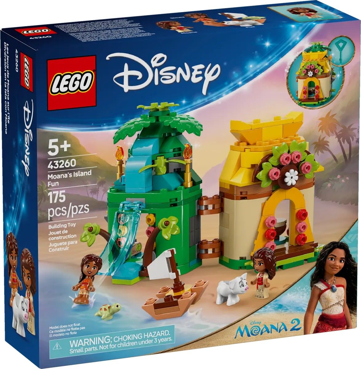 Moana's Island Fun LEGO Disney 43260
