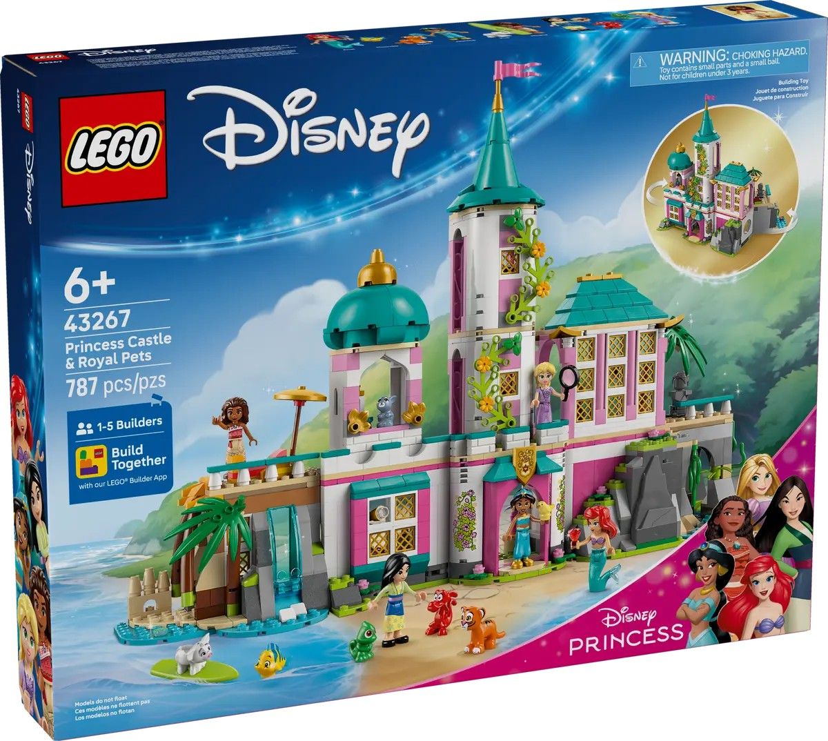 Princess Castle & Royal Pets LEGO Disney 43267