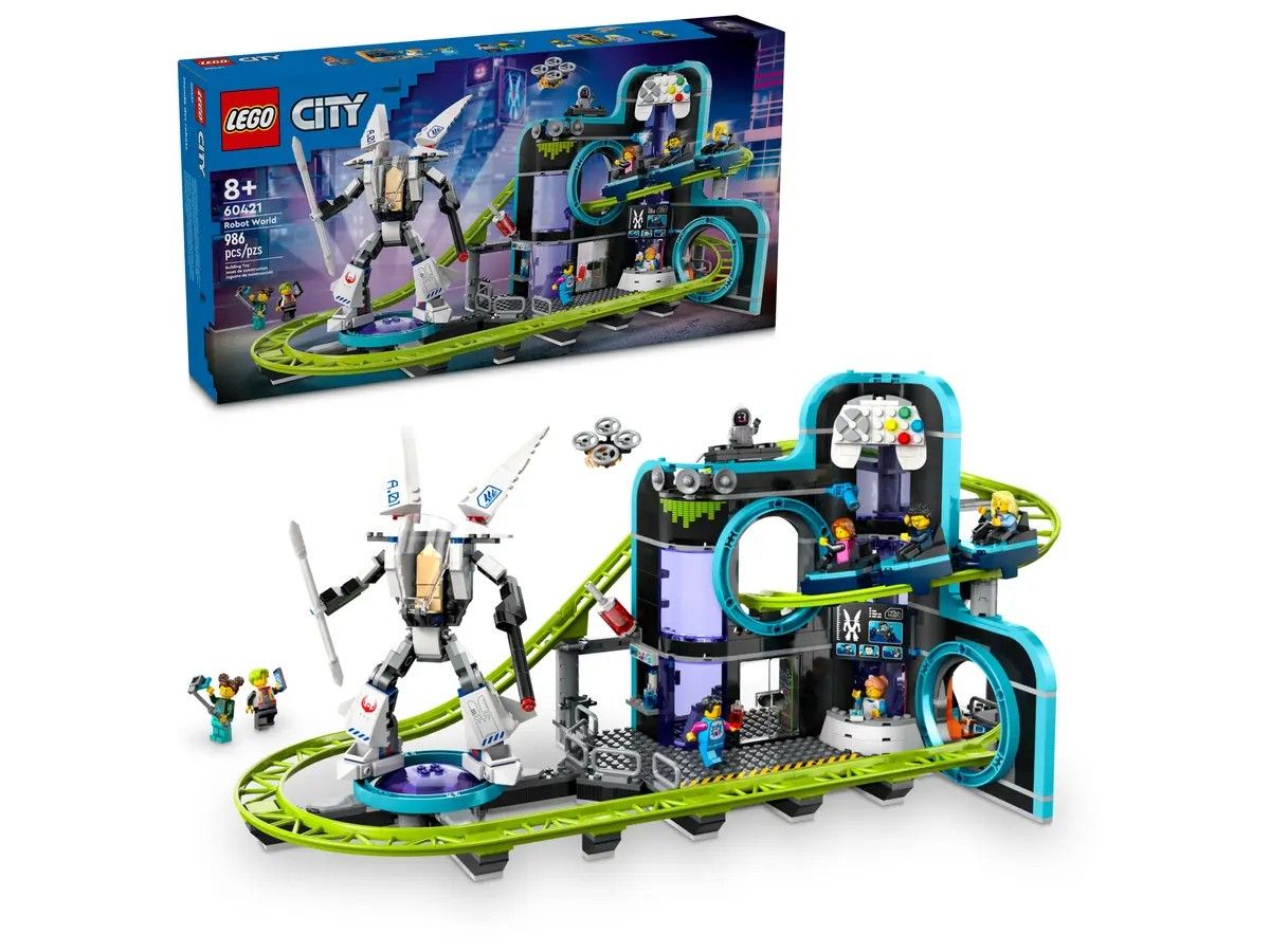Robot World Roller-Coaster Park LEGO City 60421