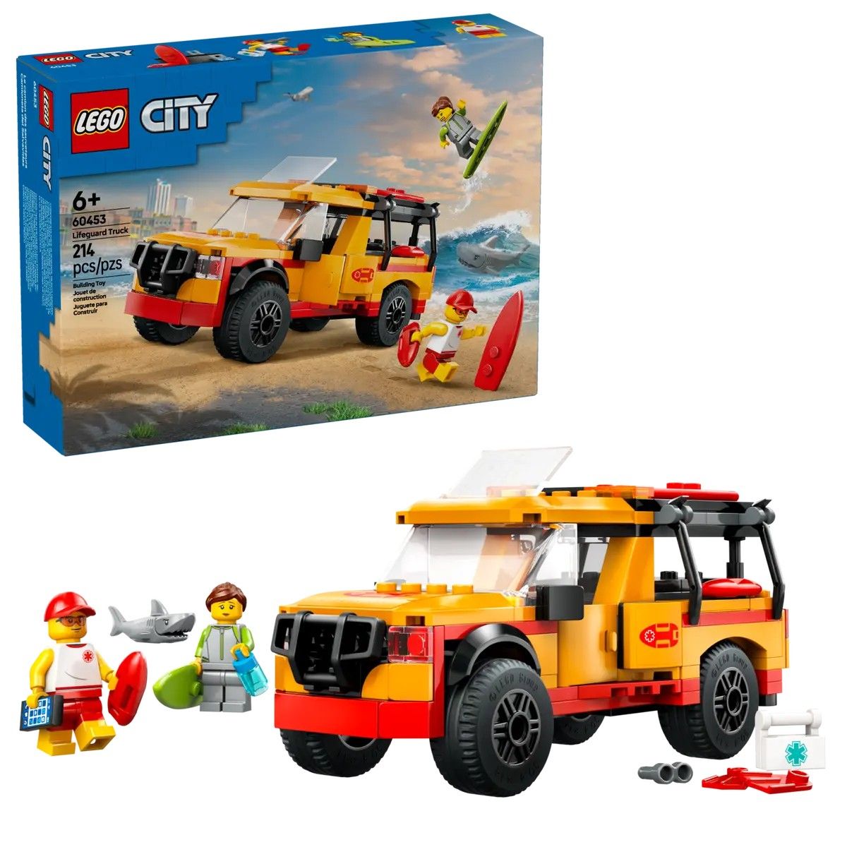 Lifeguard Beach Rescue Truck LEGO City 60453