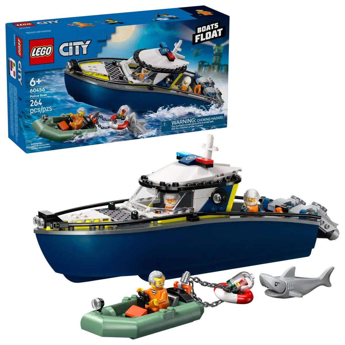 Police Boat Chase LEGO City 60456