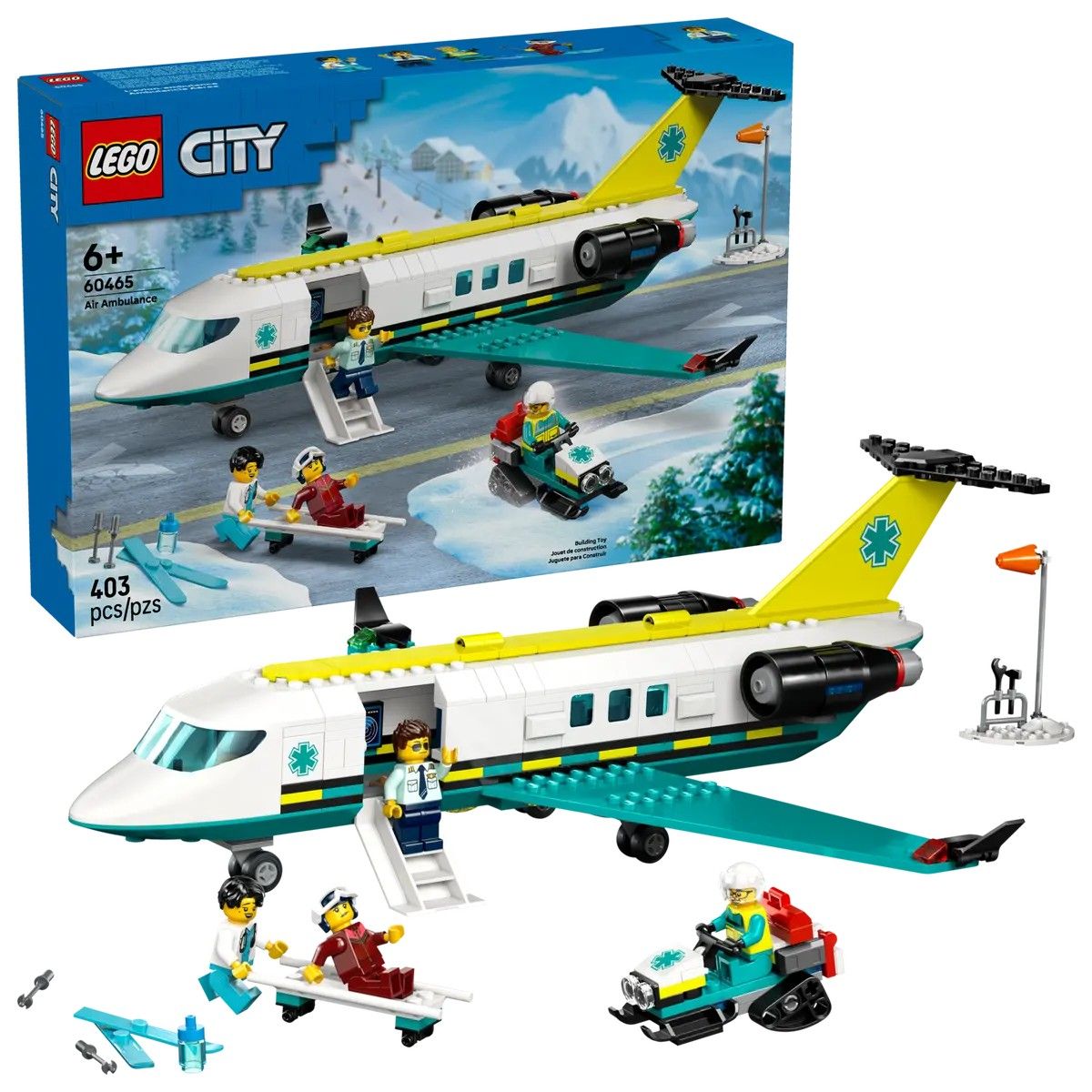 Emergency Air Ambulance Airplane LEGO City 60465