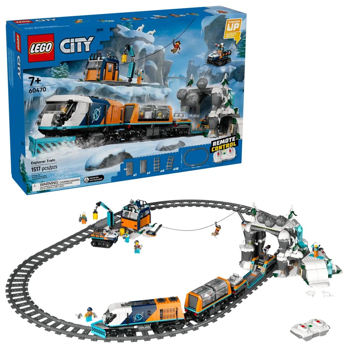 Explorers' Arctic Polar Express Train LEGO City 60470