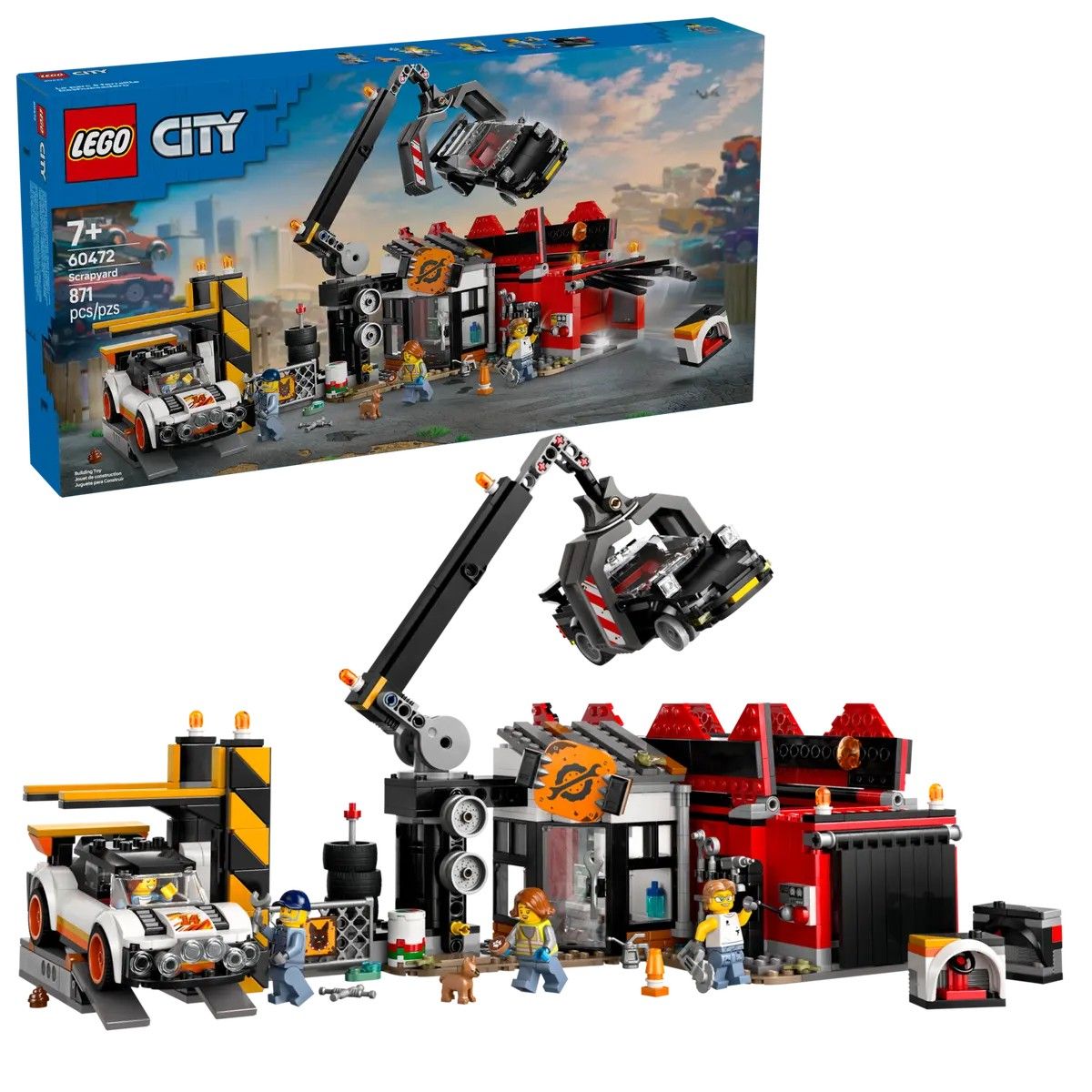 Scrapyard with Cars LEGO City 60472