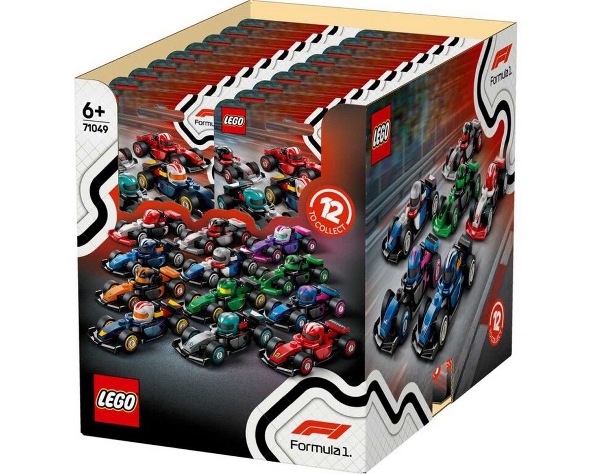 F1 Collectible Race Cars - Booster Box LEGO Minifigures 71049