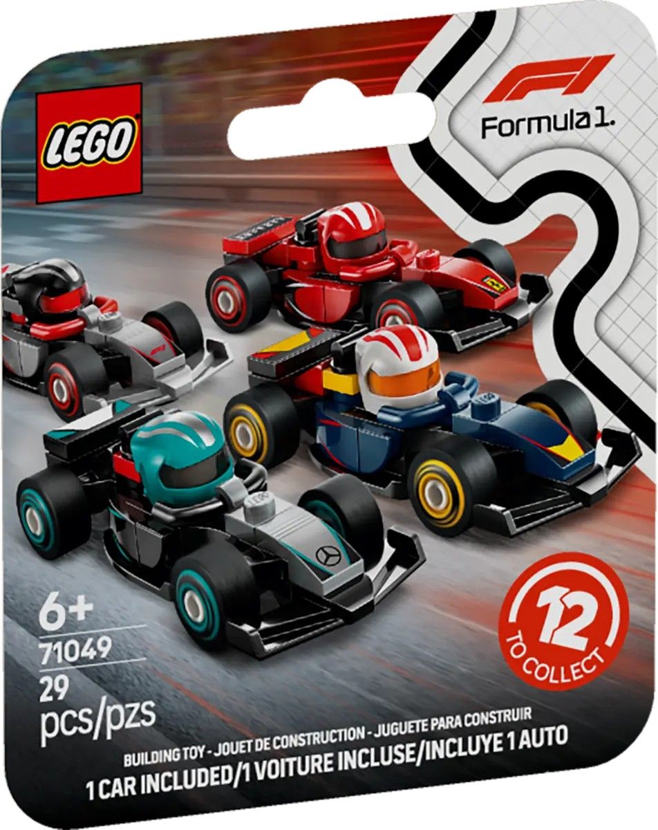F1 Collectible Race Cars - Single Booster LEGO Minifigures 71049