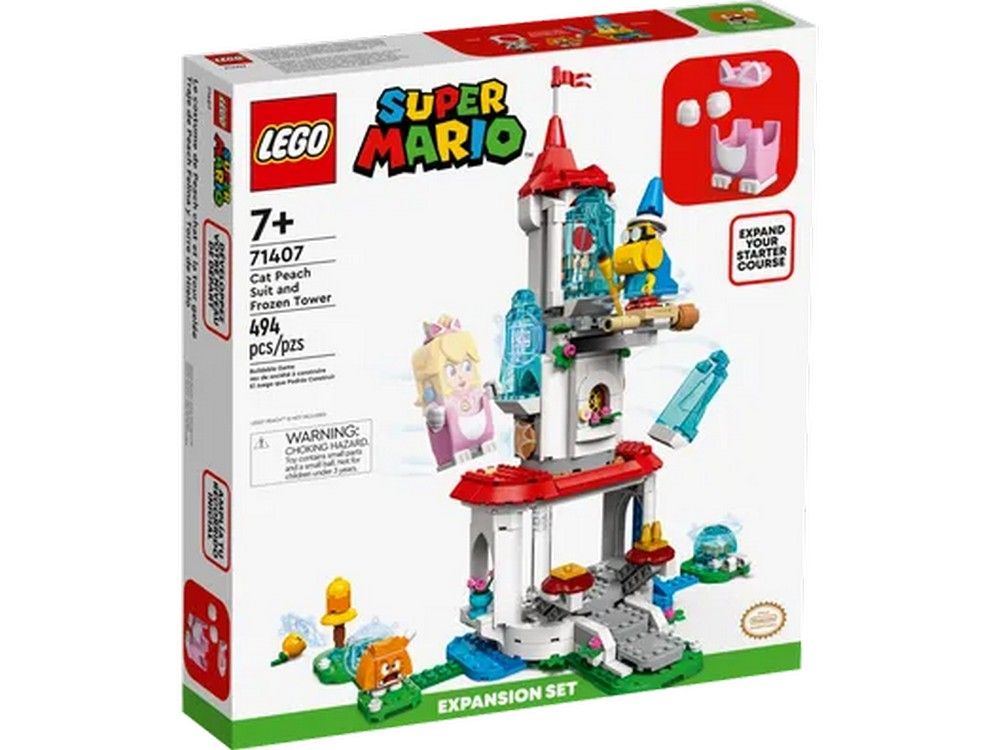 Cat Peach Suit and Frozen Tower Expansion Set LEGO Super Mario 71407