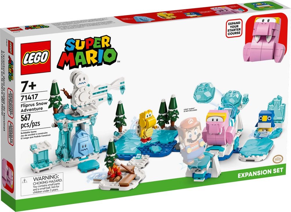 Fliprus Snow Adventure Expansion Set LEGO Super Mario 71417