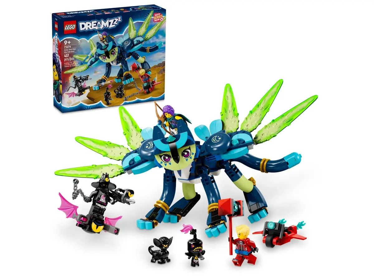 Zoey and Zian the Cat-Owl LEGO DREAMZZZ 71476