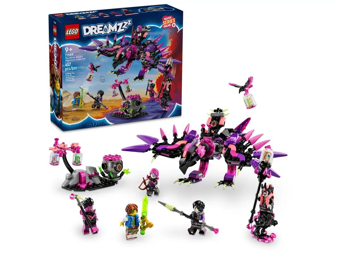 The Never Witch's Nightmare Creatures LEGO DREAMZZZ 71483