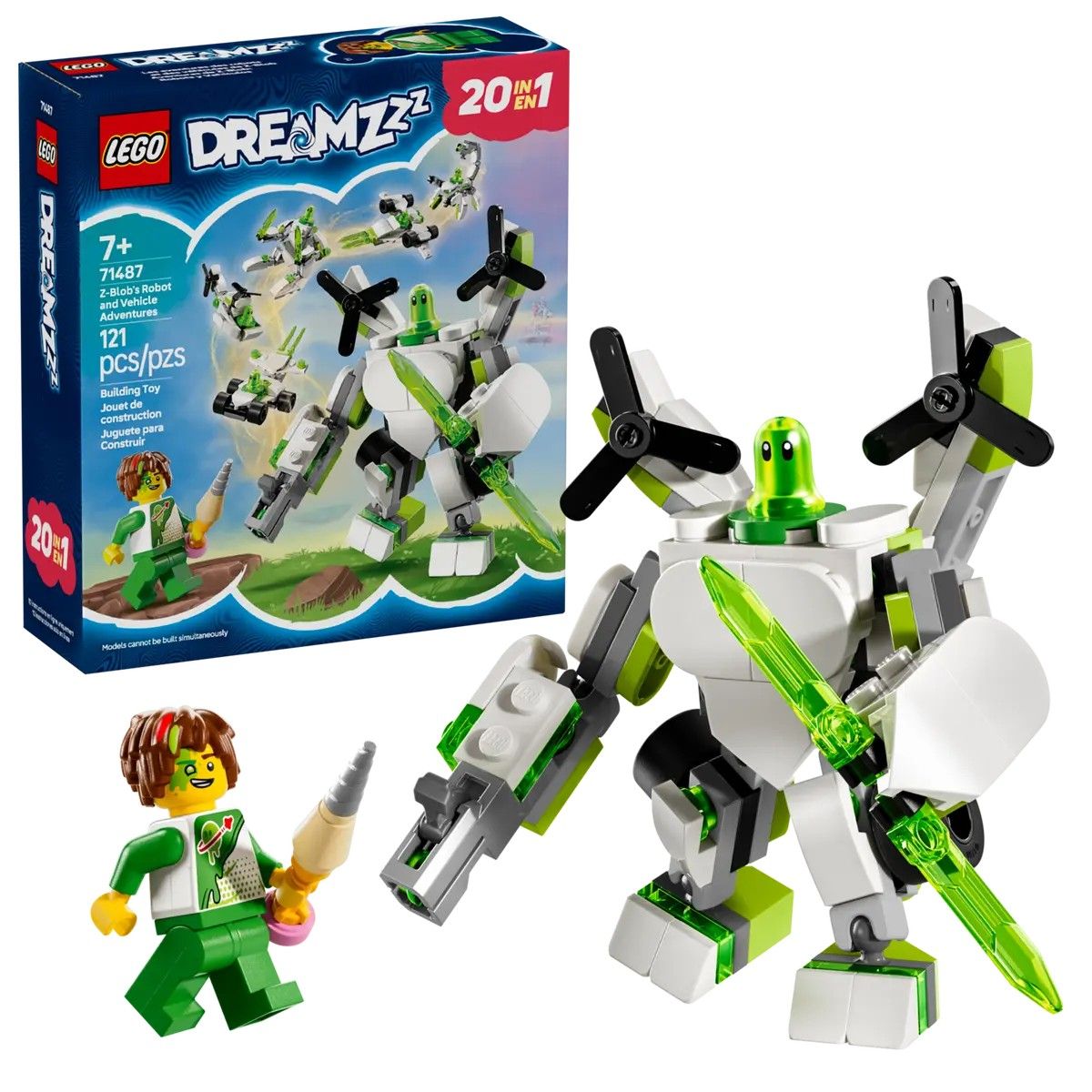 Z-Blob's Robot and Vehicle Adventures LEGO DREAMZZZ 71487
