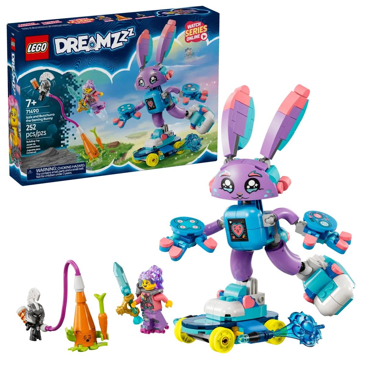 Izzie and Bunchurro the Gaming Bunny LEGO DREAMZZZ 71490