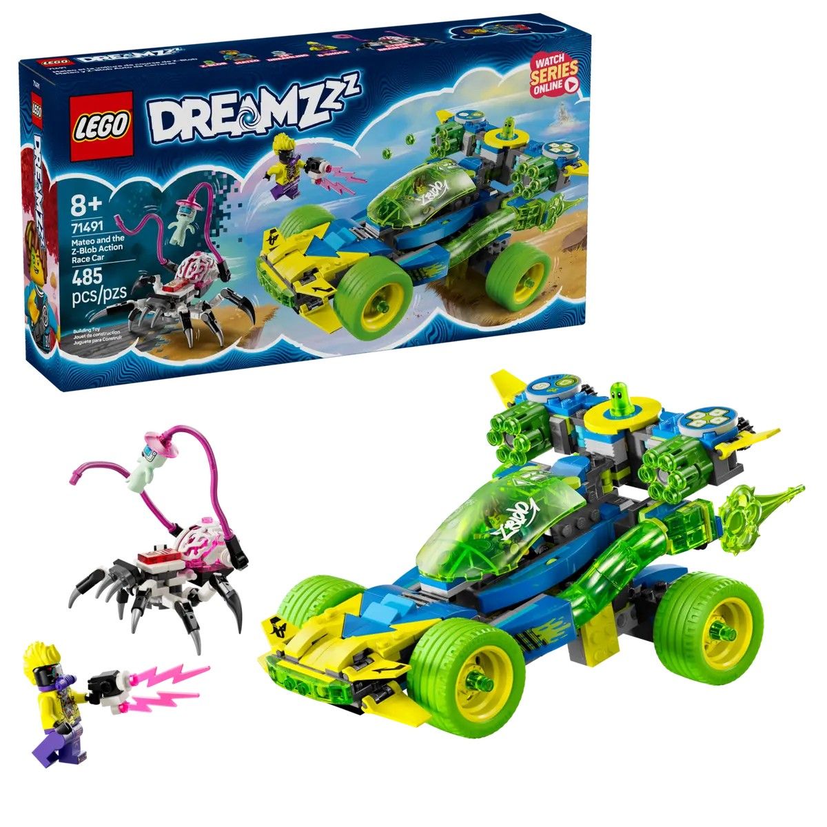 Mateo and the Z-Blob Action Race Car LEGO DREAMZZZ 71491