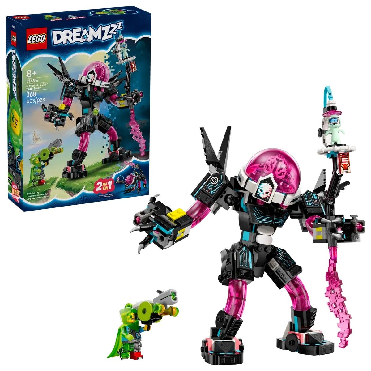 Mateo vs. Cyber Brain Mech LEGO DREAMZZZ 71495