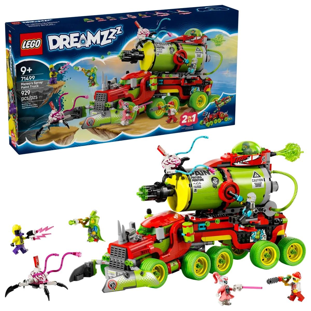 Mateo's Spray Paint Truck LEGO DREAMZZZ 71499