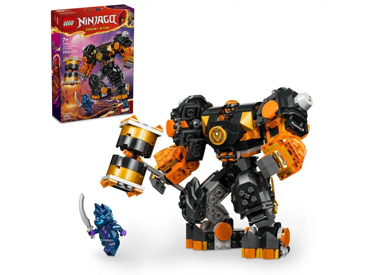 Cole's Elemental Earth Mech LEGO NINJAGO 71806