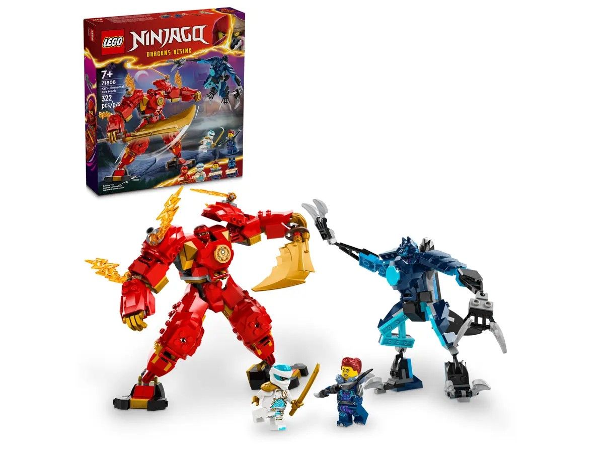 Kai's Elemental Fire Mech LEGO NINJAGO 71808