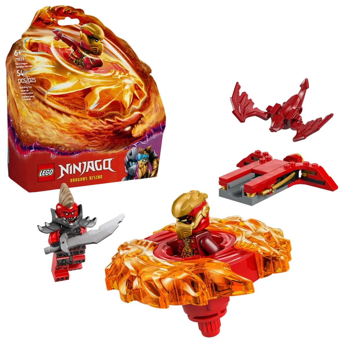 Kai's Dragon Spinjitzu Spinner LEGO NINJAGO 71823