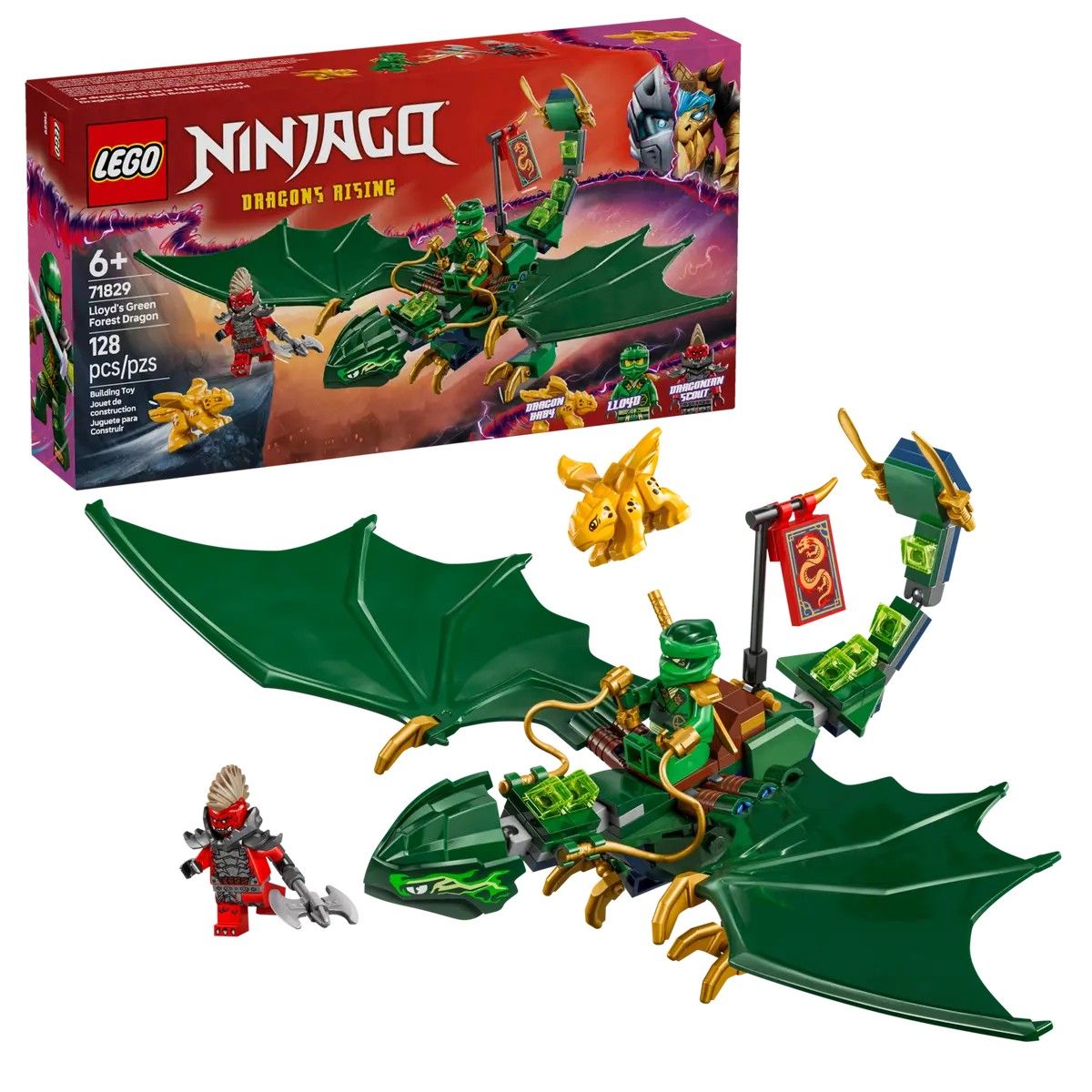 Lloyd's Green Forest Dragon LEGO NINJAGO 71829