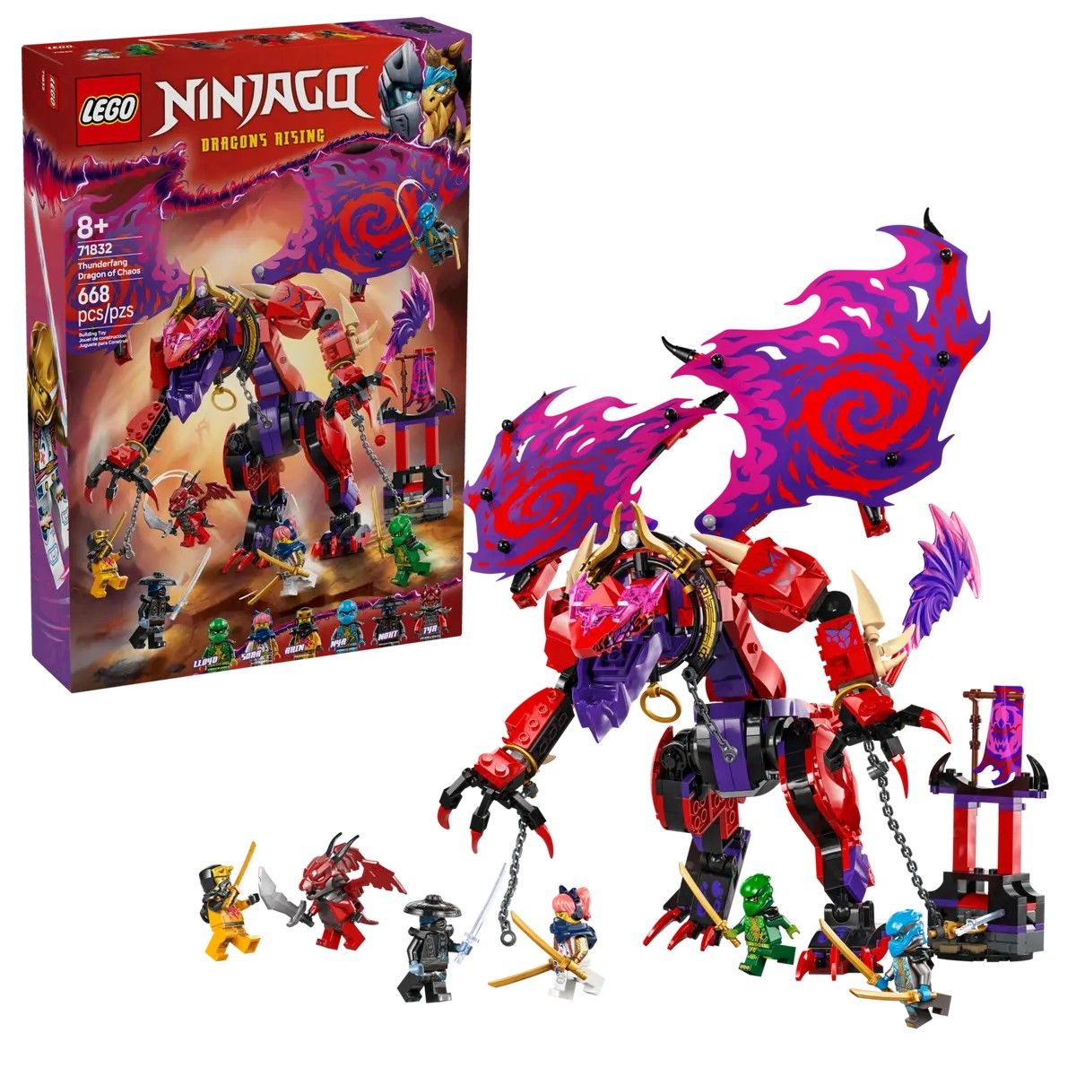 Thunderfang Dragon of Chaos LEGO NINJAGO 71832