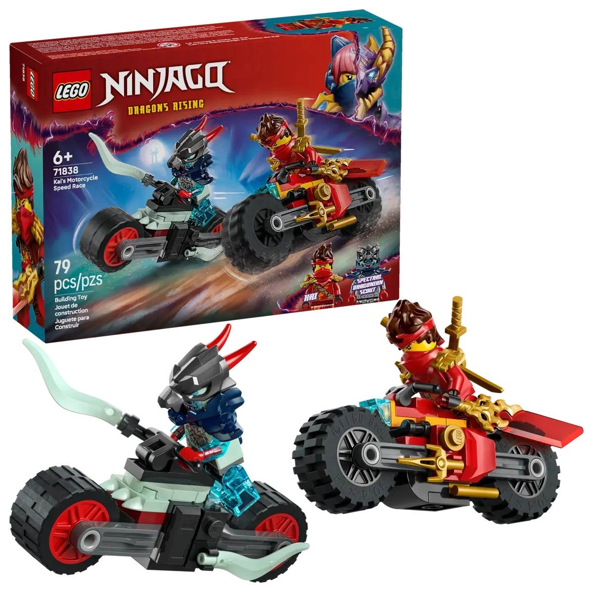 Kai's Motorcycle Speed Race LEGO NINJAGO 71838