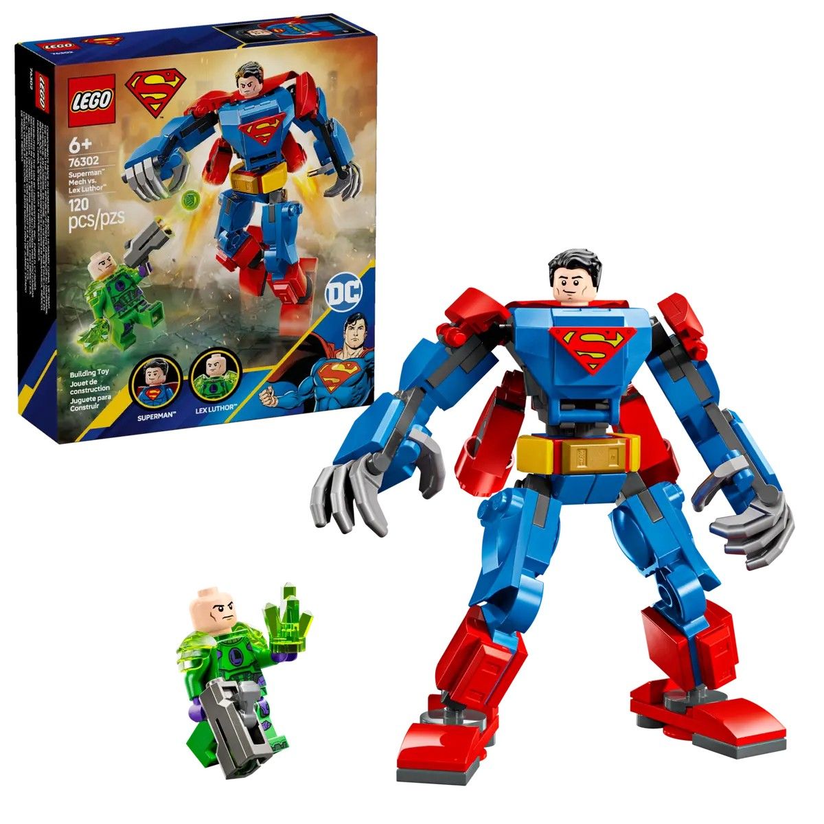 Superman Mech vs. Lex Luthor LEGO DC Super Heroes 76302