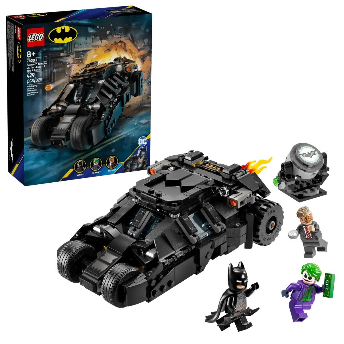 Batman Tumbler vs. Two-Face & The Joker LEGO DC Super Heroes 76303