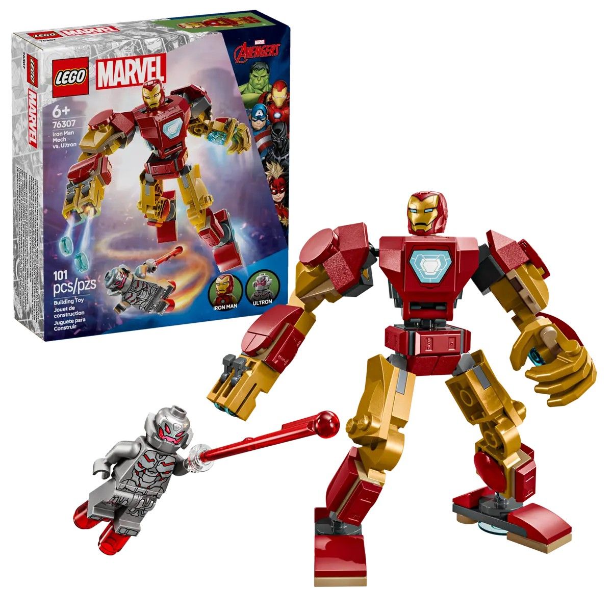 Iron Man Mech vs. Ultron LEGO Marvel 76307