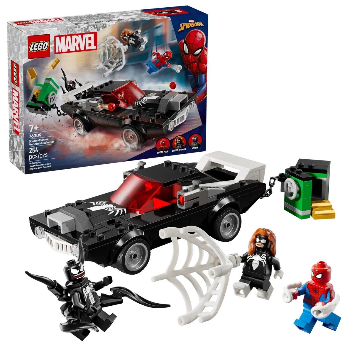Spider-Man vs. Venom Muscle Car LEGO Marvel 76309