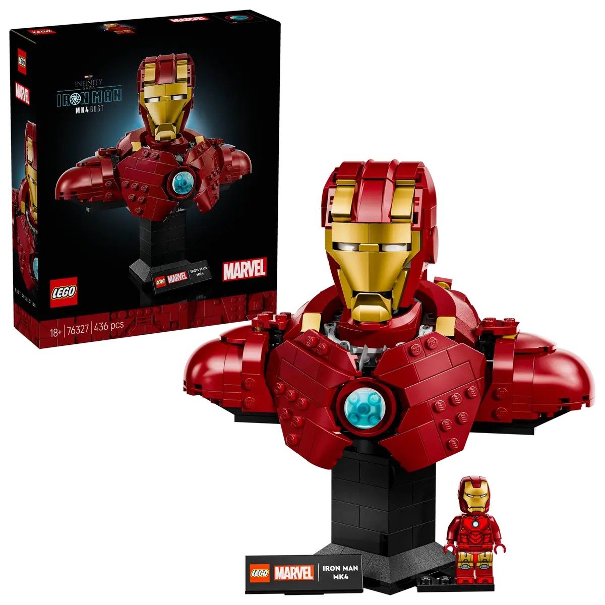 Iron Man MK4 Bust LEGO Marvel 76327