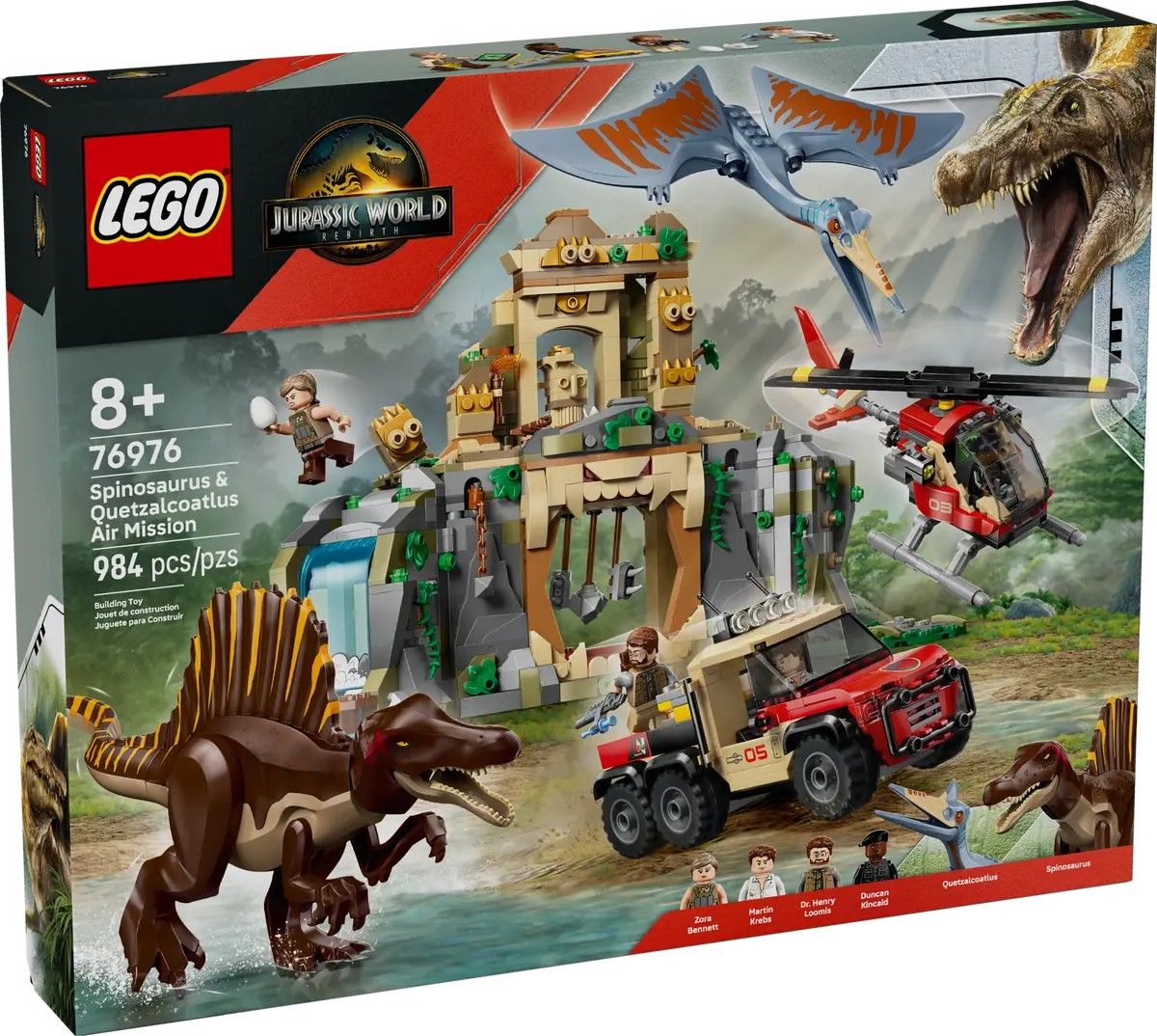 Spinosaurus & Quetzalcoatlus Air Mission LEGO Jurassic World 76976