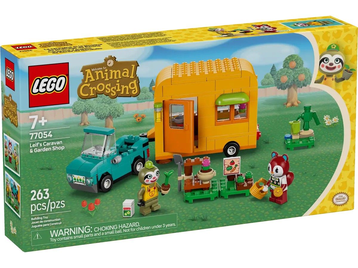 Leif's Caravan & Garden Shop LEGO Animal Crossing 77054