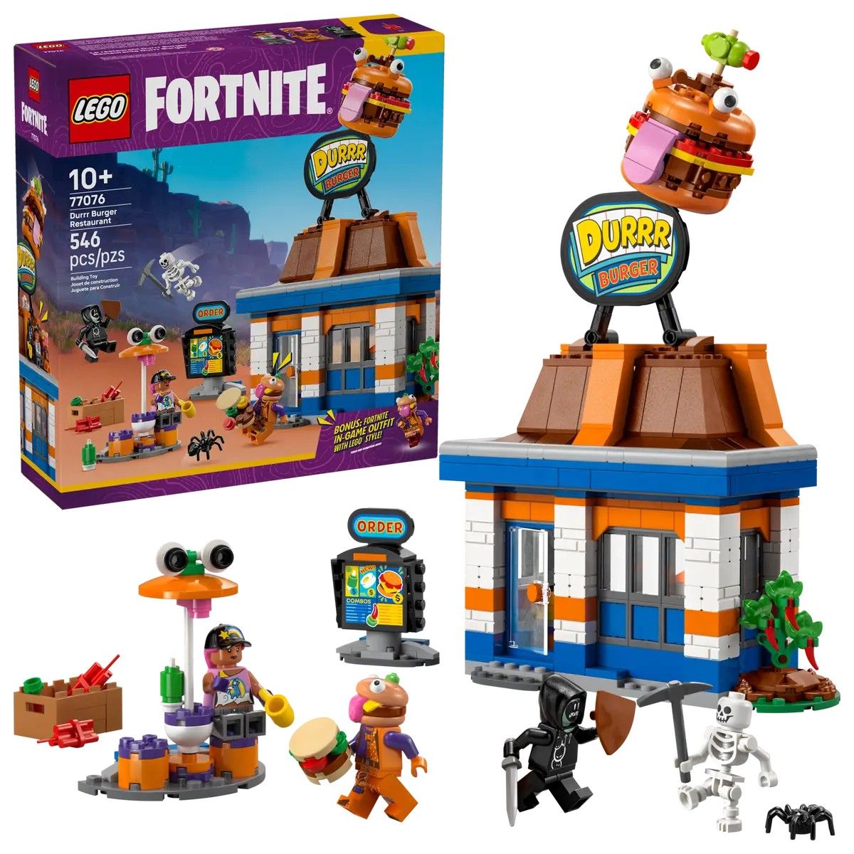 Durrr Burger Restaurant LEGO Fortnite 77076