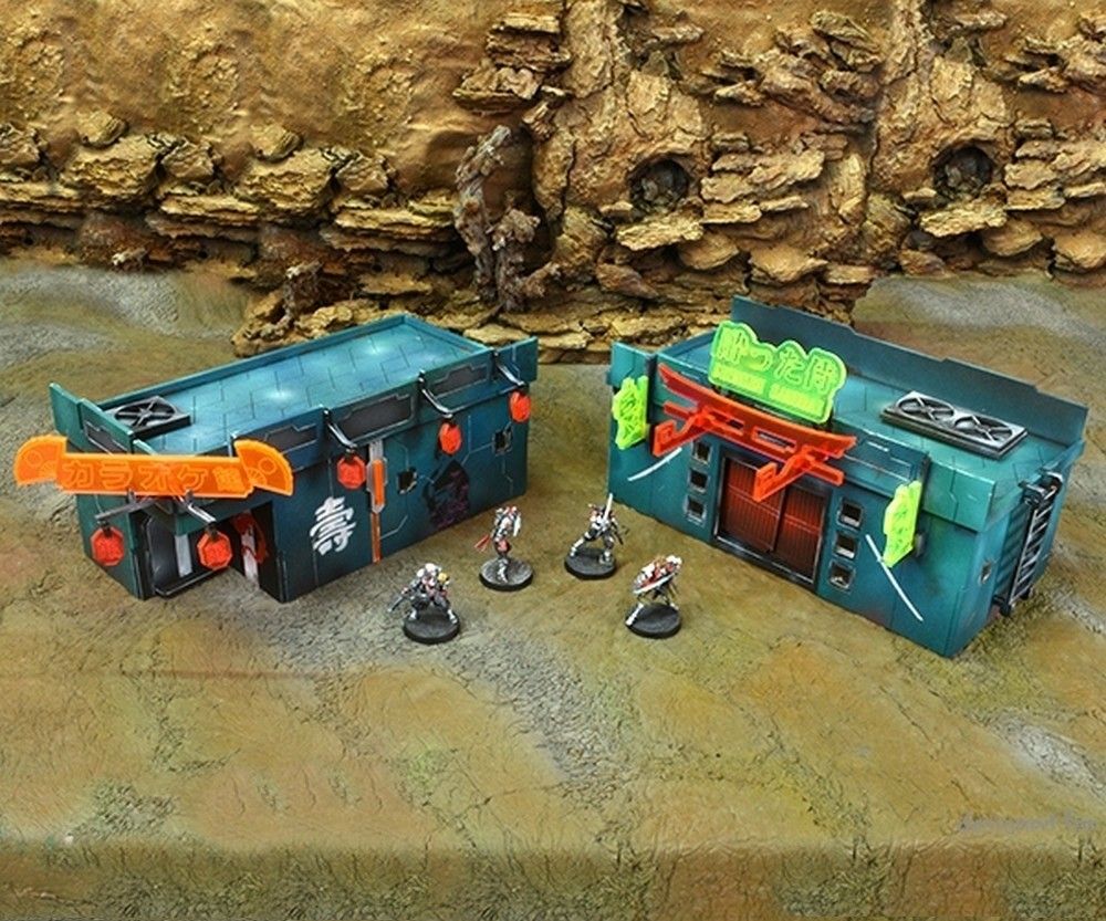 Neon City Yu Jing B - 2 Big Buildings Pack