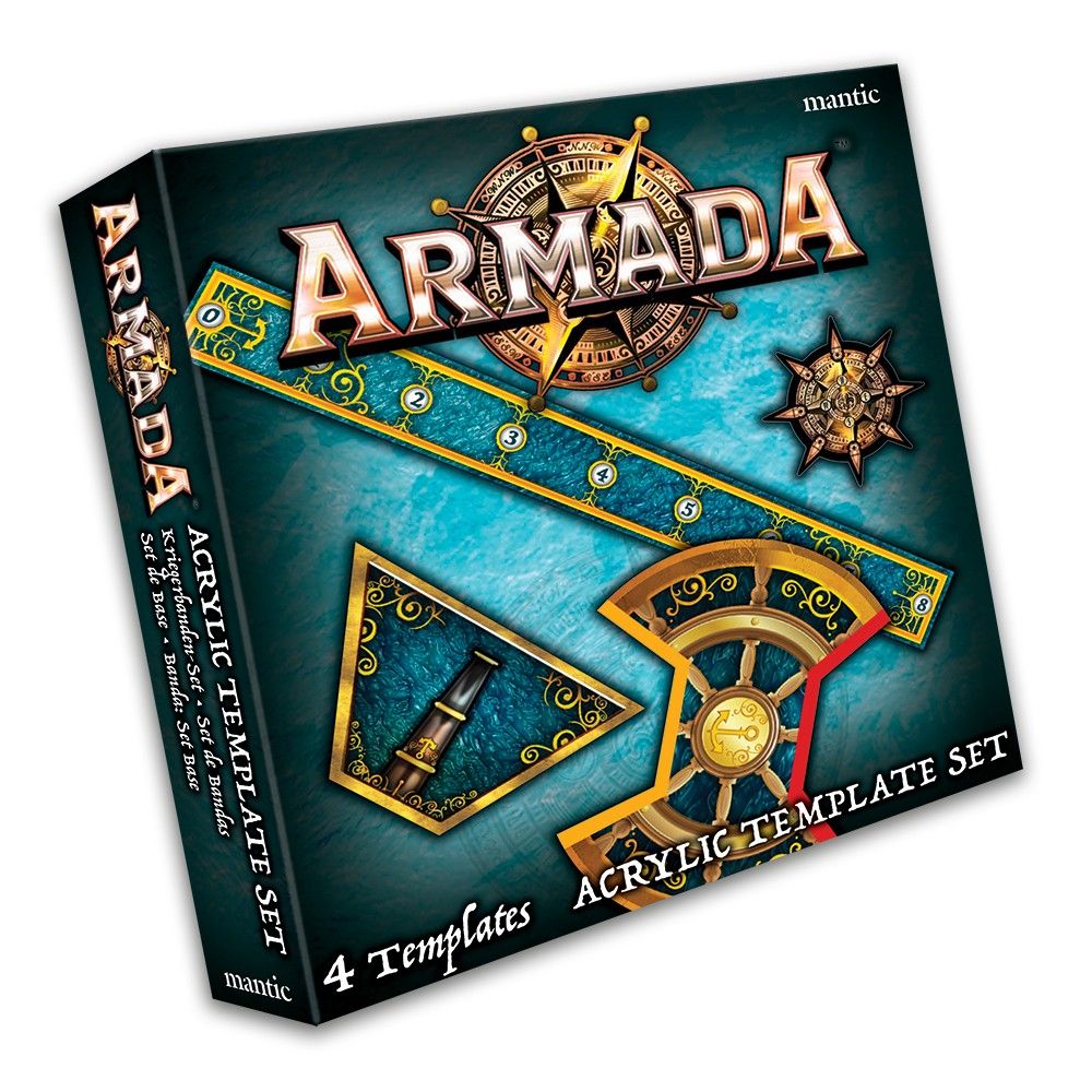 Kings of War Armada: Armada Acrylic Template set