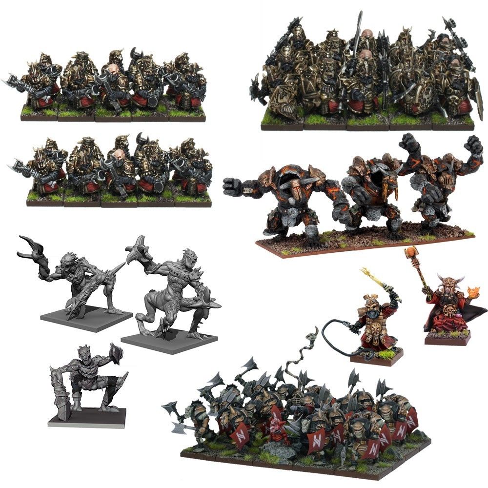 Kings of War: Abyssal Dwarf Mega Army