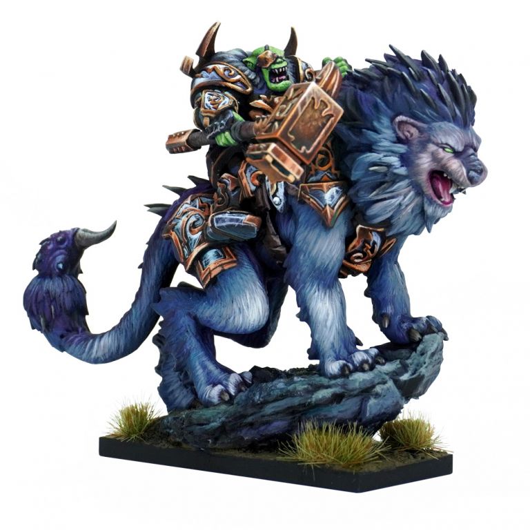 Kings of War: Riftforged Orc Stormbringer on Manticore