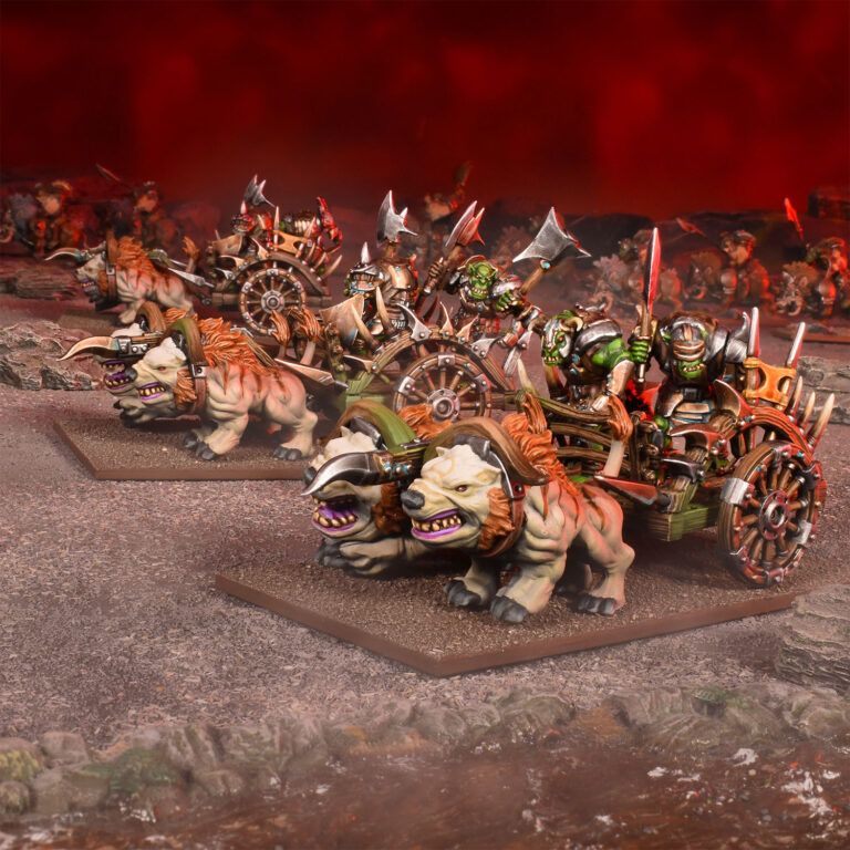 Kings of War: Orc Chariots / Fight Wagons