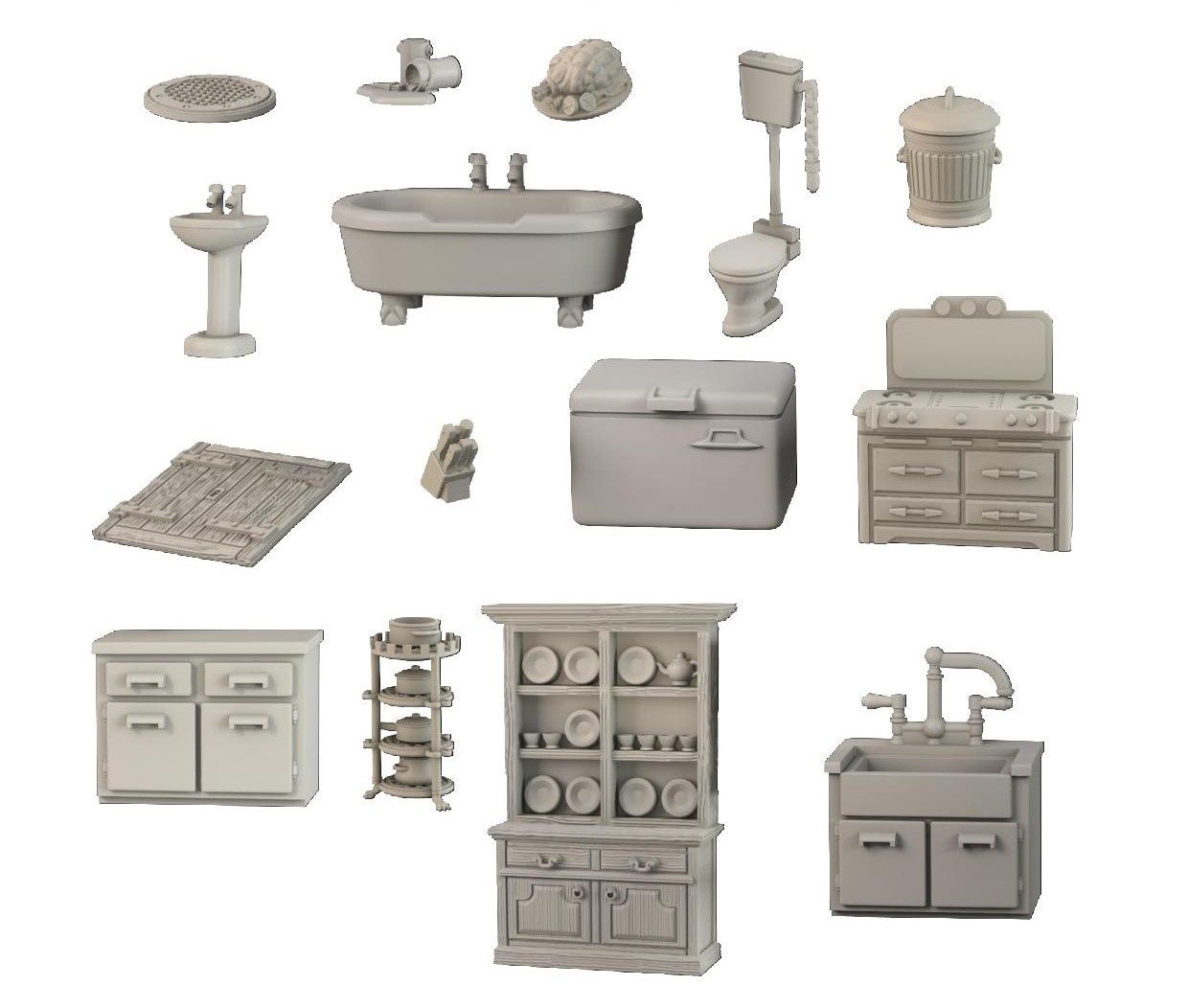 Terrain Crate: Bathroom & Kitchen