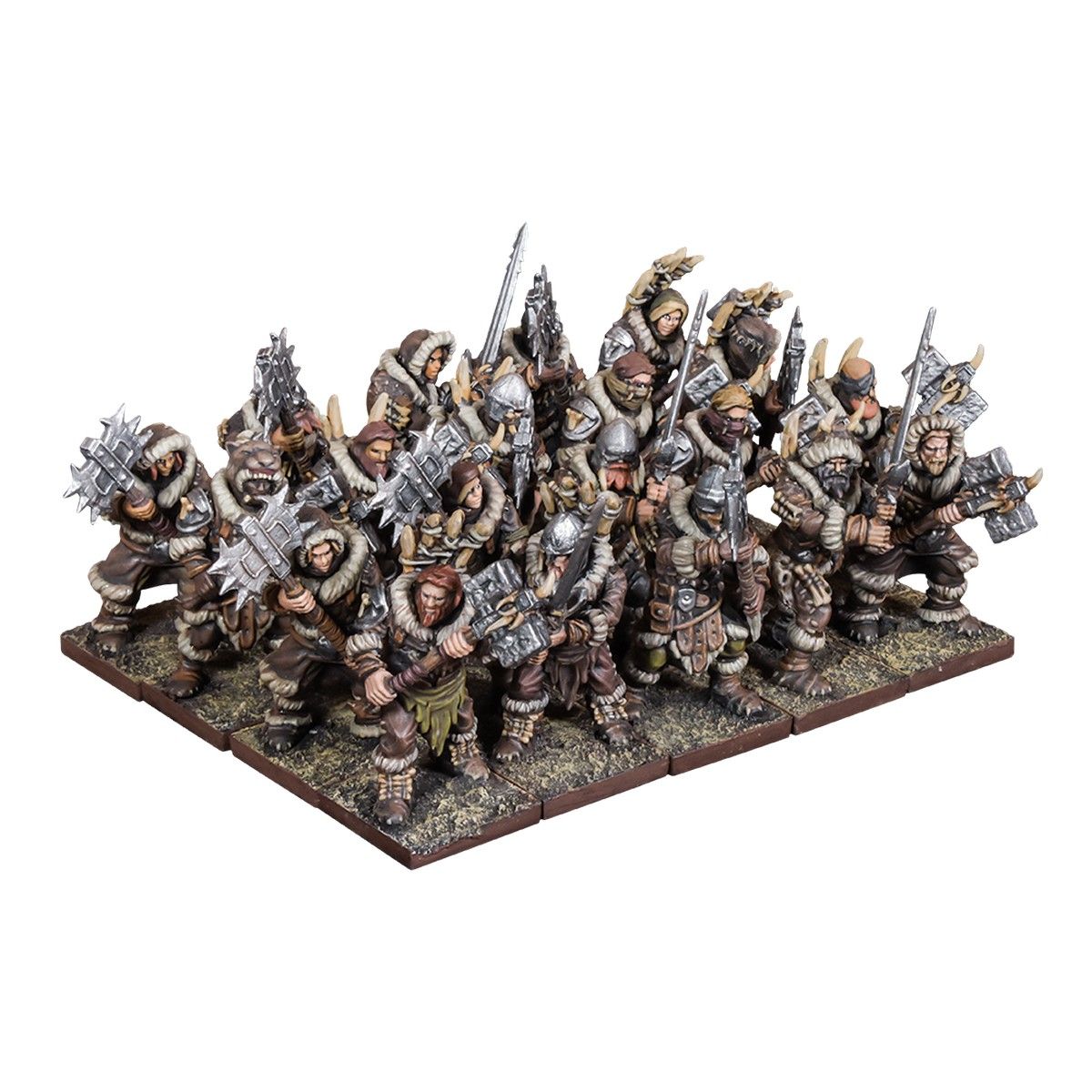 Kings of War: NA Tribesmen Two-Handed Weapons Upgrade