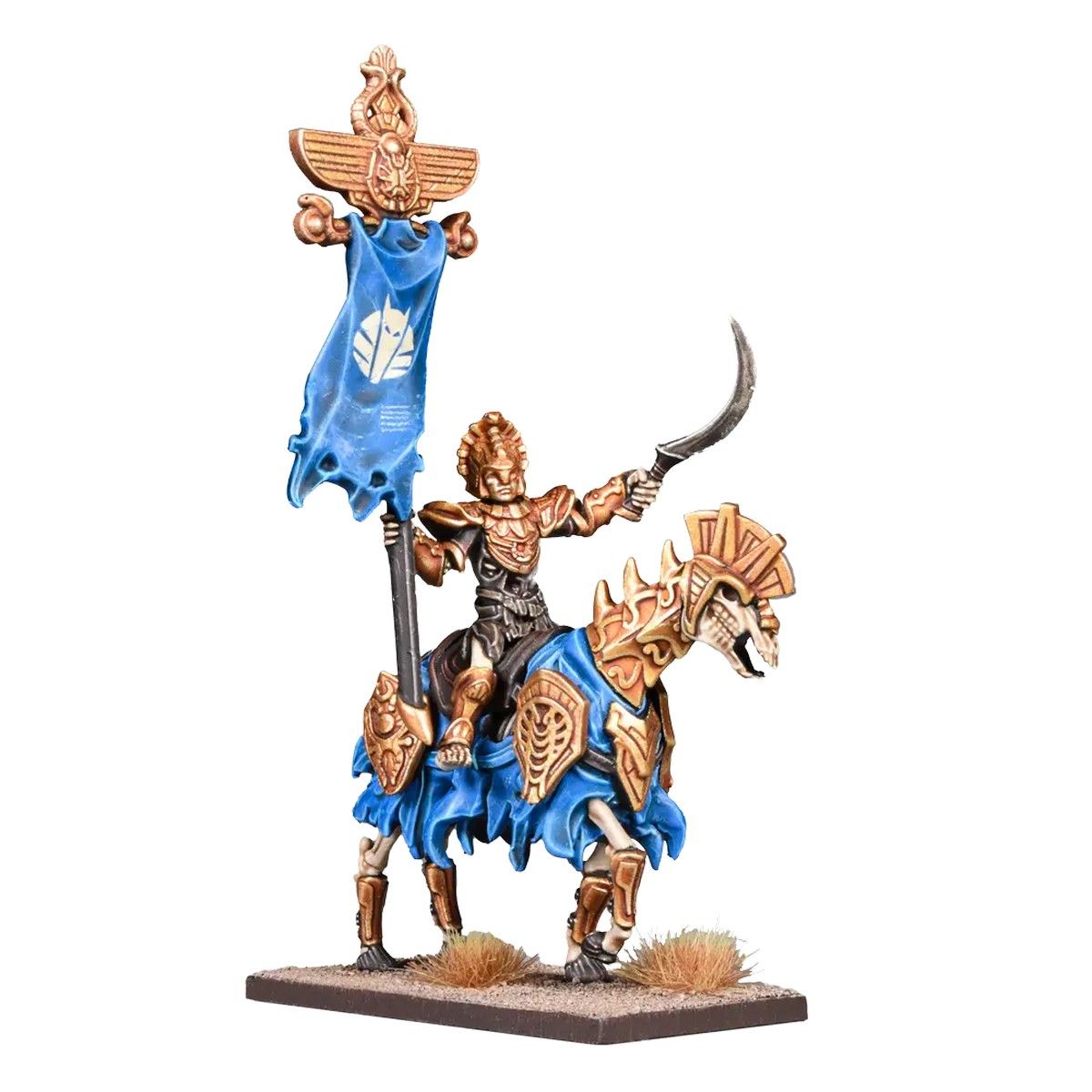 Kings of War: Emipre of Dust Mounted Standard Bearer