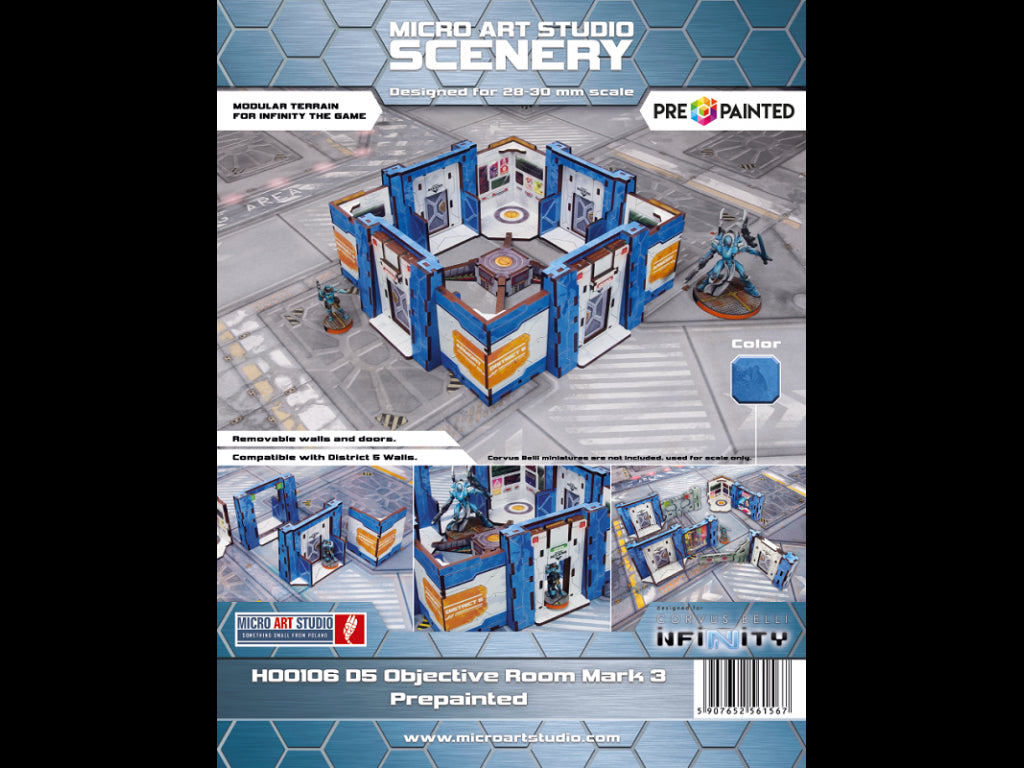 District 5 Objective Room Mark 3 Prepainted - Blue