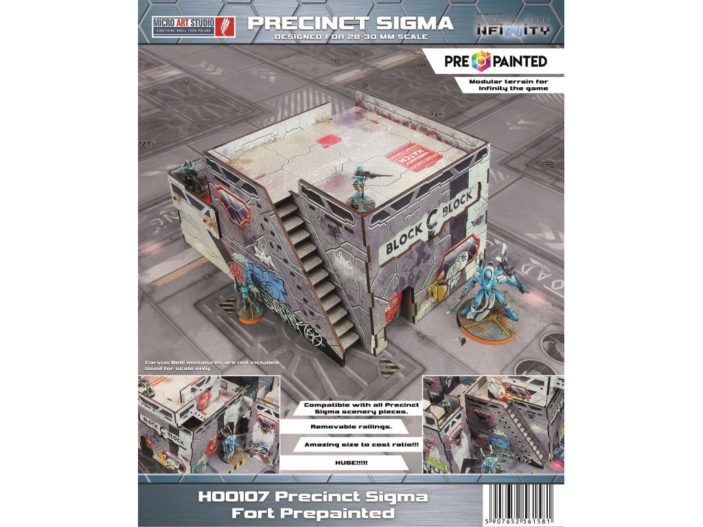 Precinct Sigma Fort Prepainted - Grey