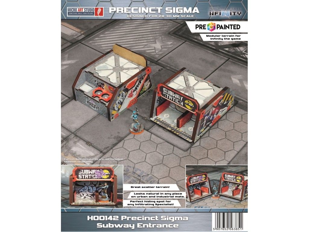Precinct Sigma Subway Entrance Prepainted